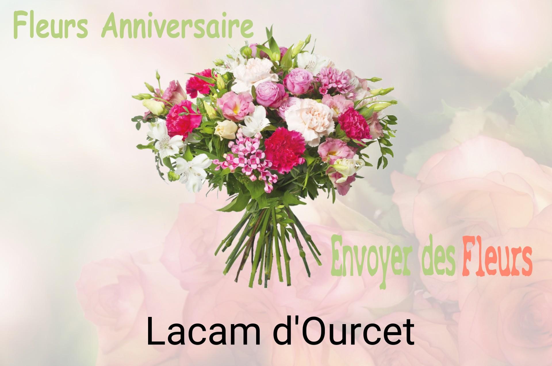 Bouquet de fleurs d’anniversaire livré à Lacam-d'Ourcet